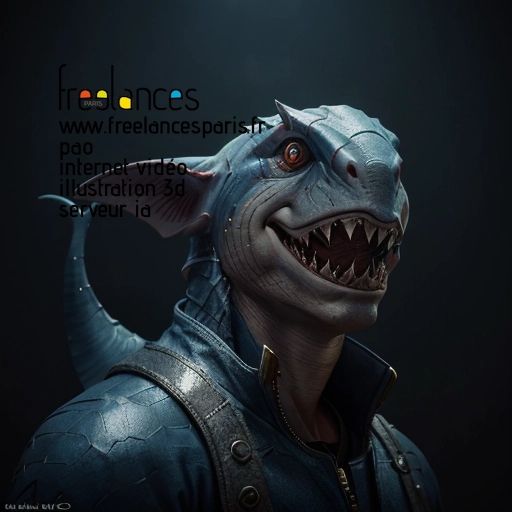 Pao internet vidéo illustration 3d serveur intelligence générative freelance paris studio de création 5Q43OCN1